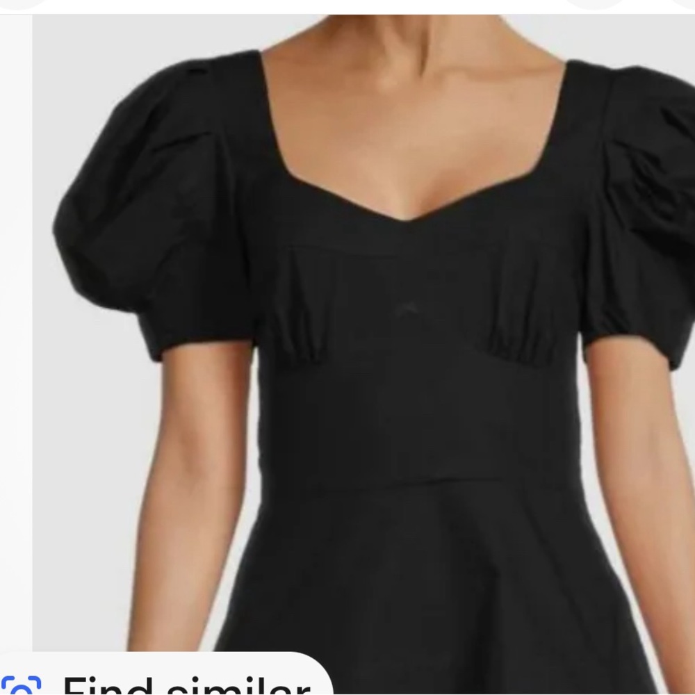 Tanya Taylor Aliyah Puff Sleeve Shirt Top Blouse size 10